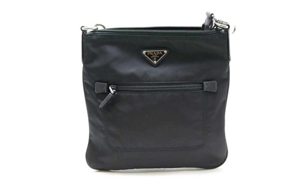Prada Tessuto Hobo Bag Black